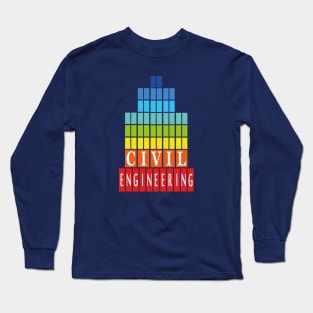 Best design civil engineering, buildings engineer Long Sleeve T-Shirt